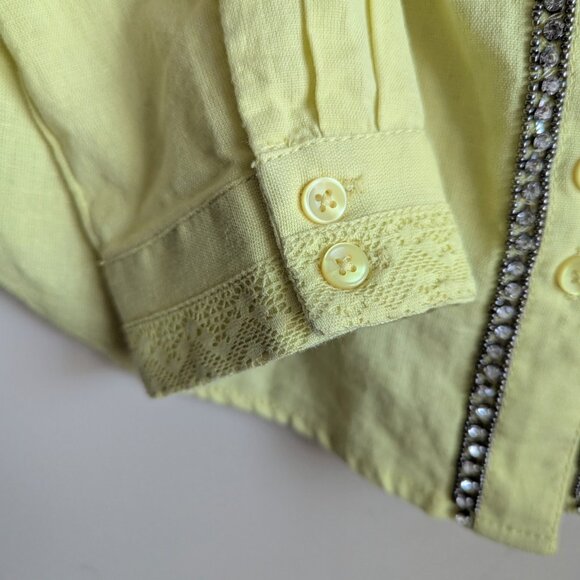 Anthropologie Pilcro Nayeli Beaded Buttondown - Picture 12 of 15